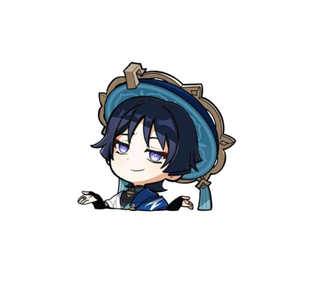 Scaramouche Genshin Impact Sticker